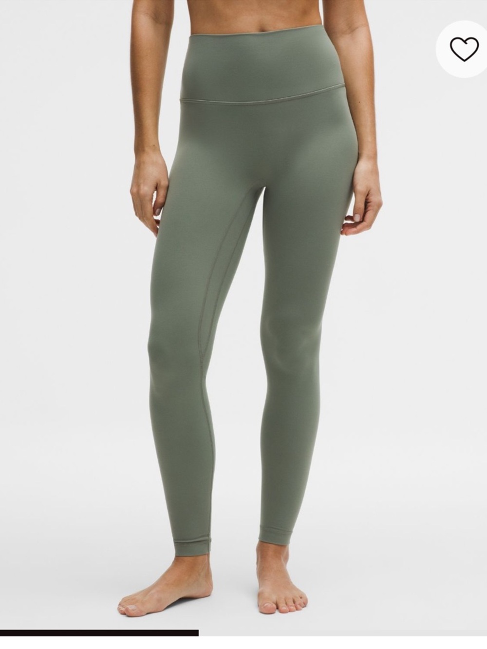 lululemon athletica High-Rise Align No Line Leggings in Olive